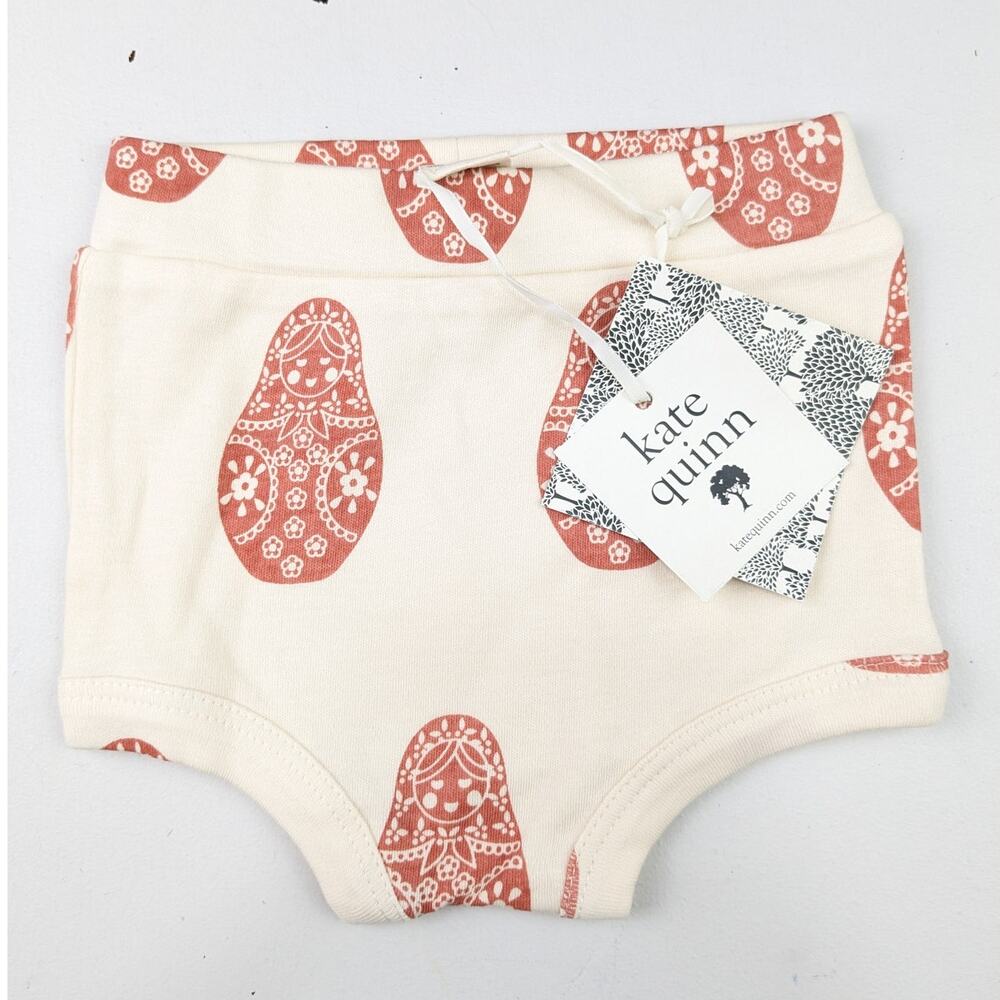Kate Quinn Nesting Dolls Rust & Cream Bloomer 0-3 Months